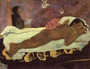 Paul Gauguin The mind watches Cloth oil painting on canvas